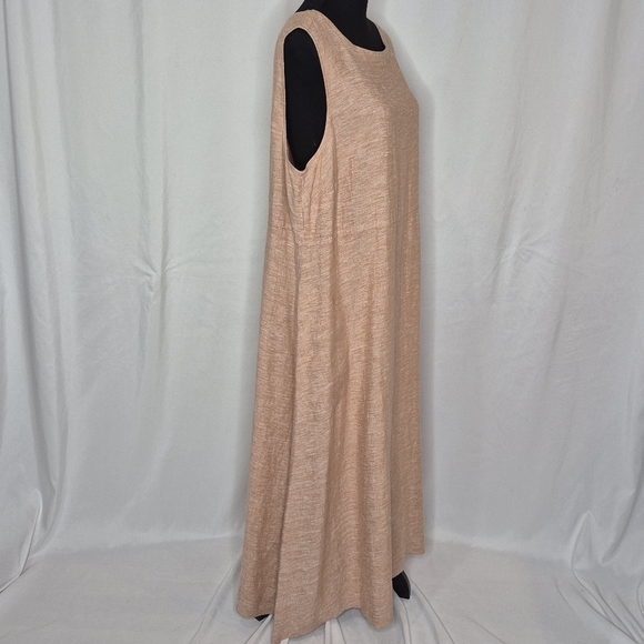 Pure Jill 100% Linen A-Line Maxi Dress - Size 2X - Picture 6 of 16